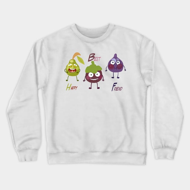 happy best friend hh Crewneck Sweatshirt by jaml-12